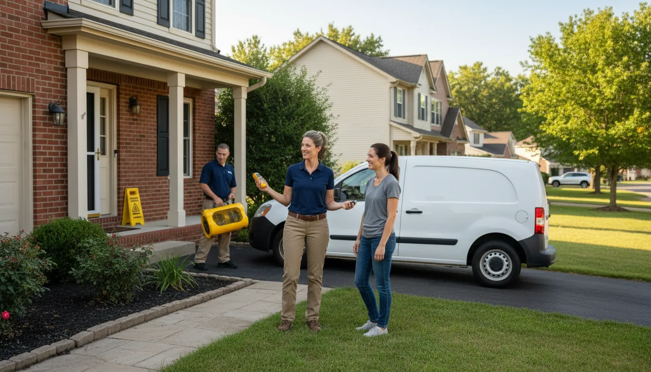 Water restoration image for Water Damage & Restoration Services in Jane Lew, WV